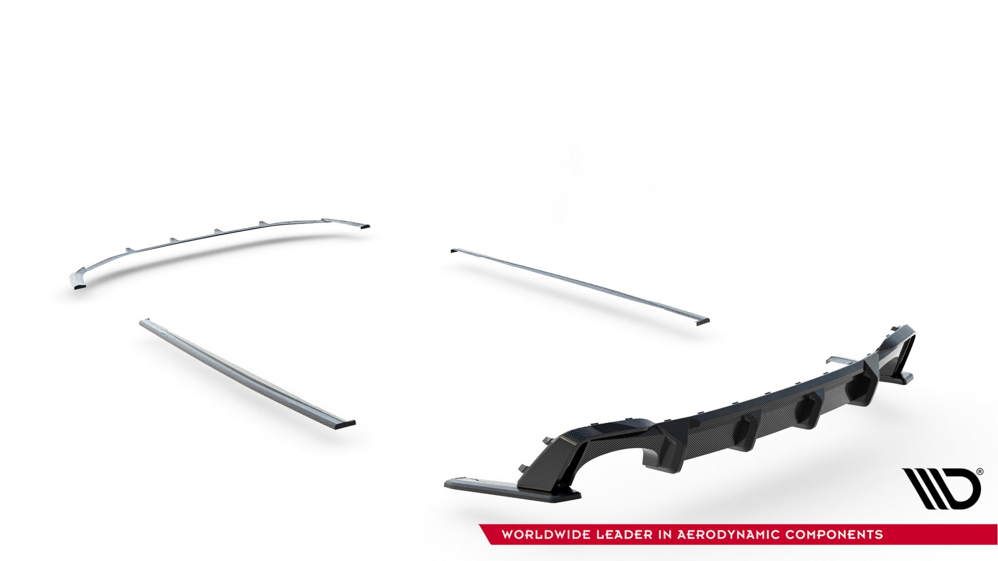 Maxton Design Set Of Prepreg Carbon Fiber Splitters para Audi RS7 C8 - imagen 13