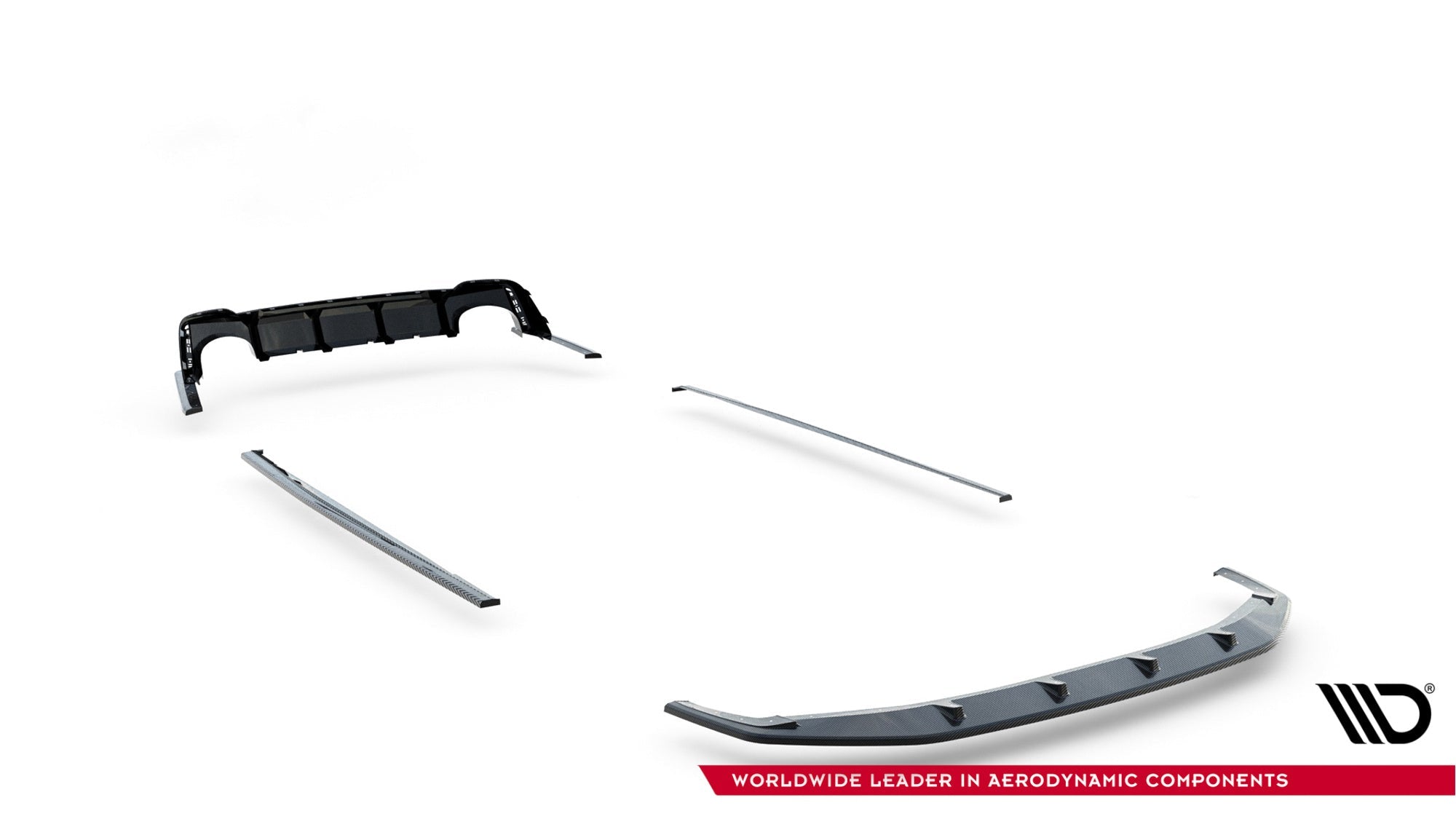 Maxton Design Set Of Prepreg Carbon Fiber Splitters para Audi RS7 C8 - imagen 11
