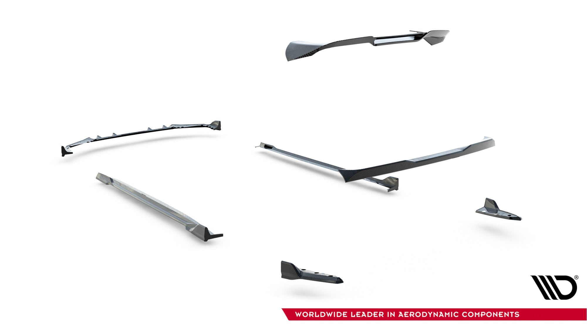 Maxton Design Set Of Prepreg Carbon Fiber Splitters para BMW X5 M F95 Facelift - imagen 23