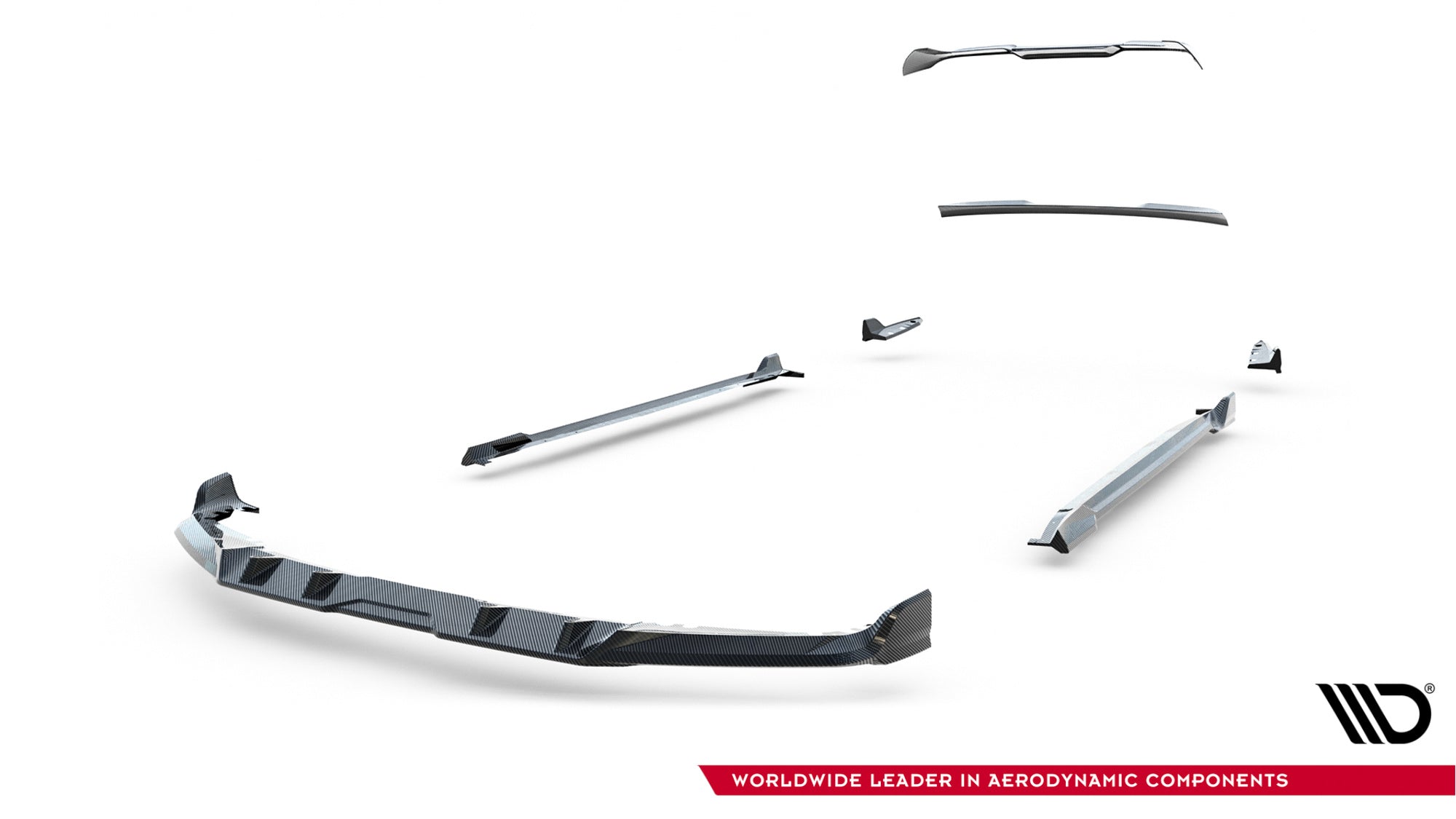 Maxton Design Set Of Prepreg Carbon Fiber Splitters para BMW X5 M F95 Facelift - imagen 22