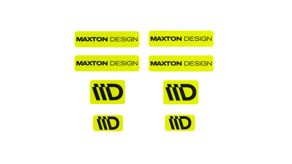Maxton Design Black and Red 3D Sticker Set Maxton Design - imagen 5