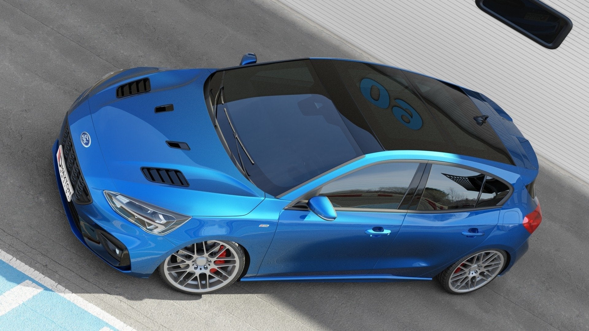 Maxton Design Bonnet Vents para Ford Focus ST-Line / ST Mk4 ( Smaller ) - imagen 2