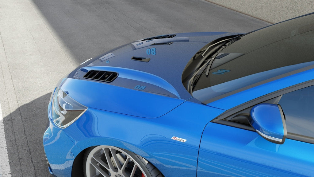 Maxton Design Bonnet Vents para Ford Focus ST-Line / ST Mk4 ( Smaller ) - imagen 3