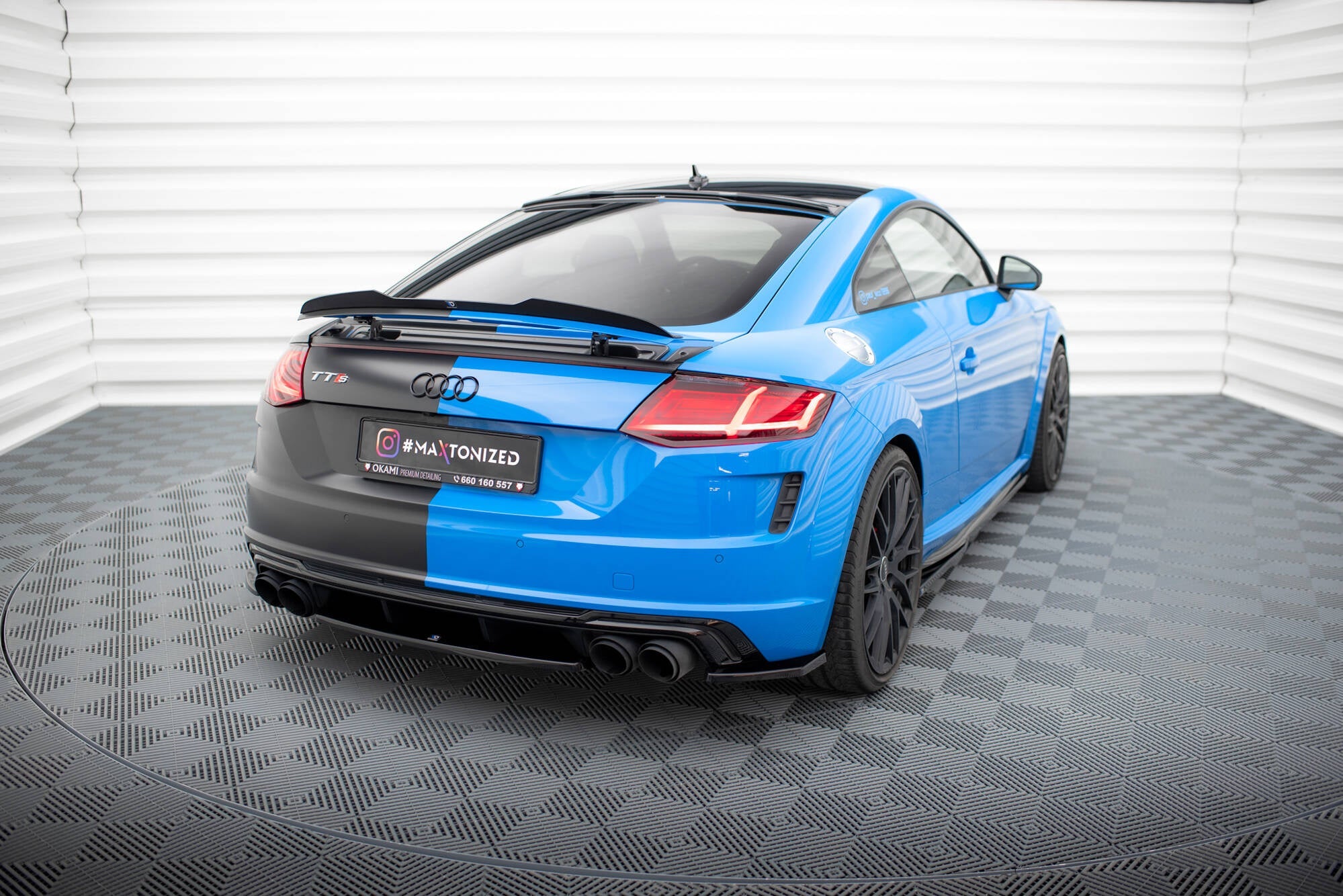 Maxton Design The Extension Of The Rear Window para Audi TT S / TT S-Line 8S Facelift - imagen 4