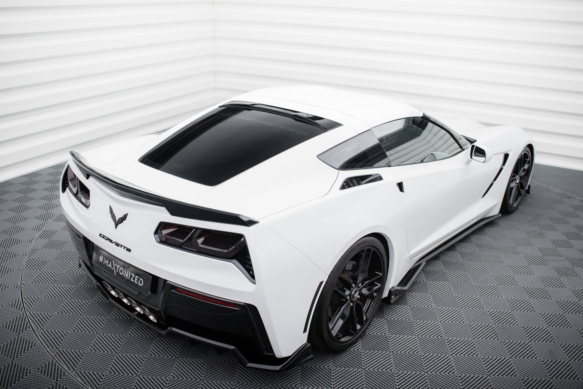 Maxton Design The Extension Of The Rear Window para Chevrolet Corvette Stingray / Z06 C7 - imagen 4