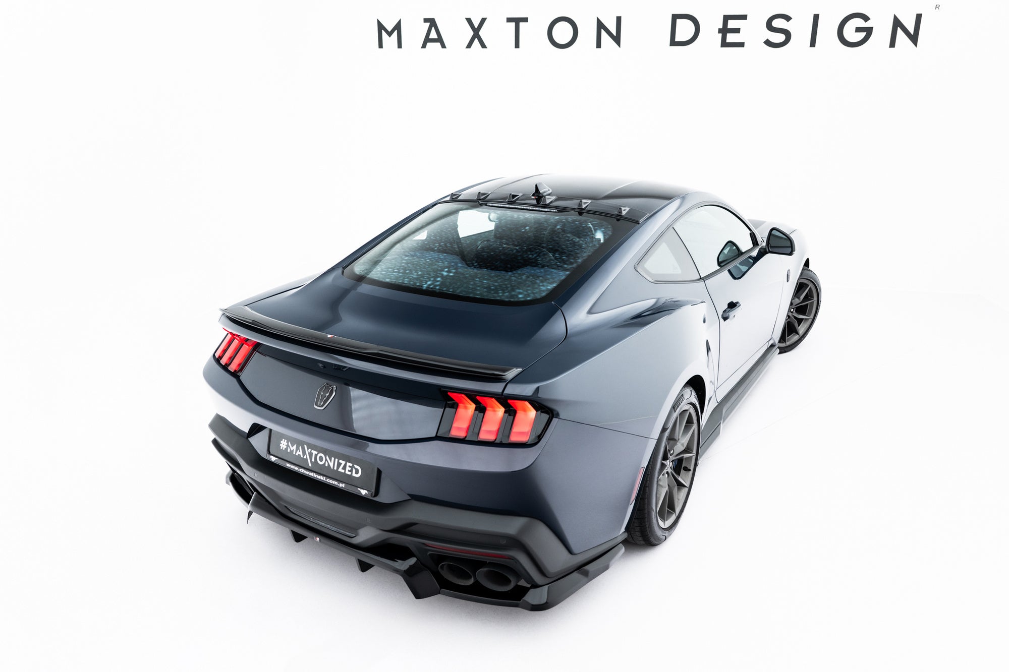 Maxton Design The Extension Of The Rear Window para Ford Mustang Dark Horse Mk7 - imagen 3