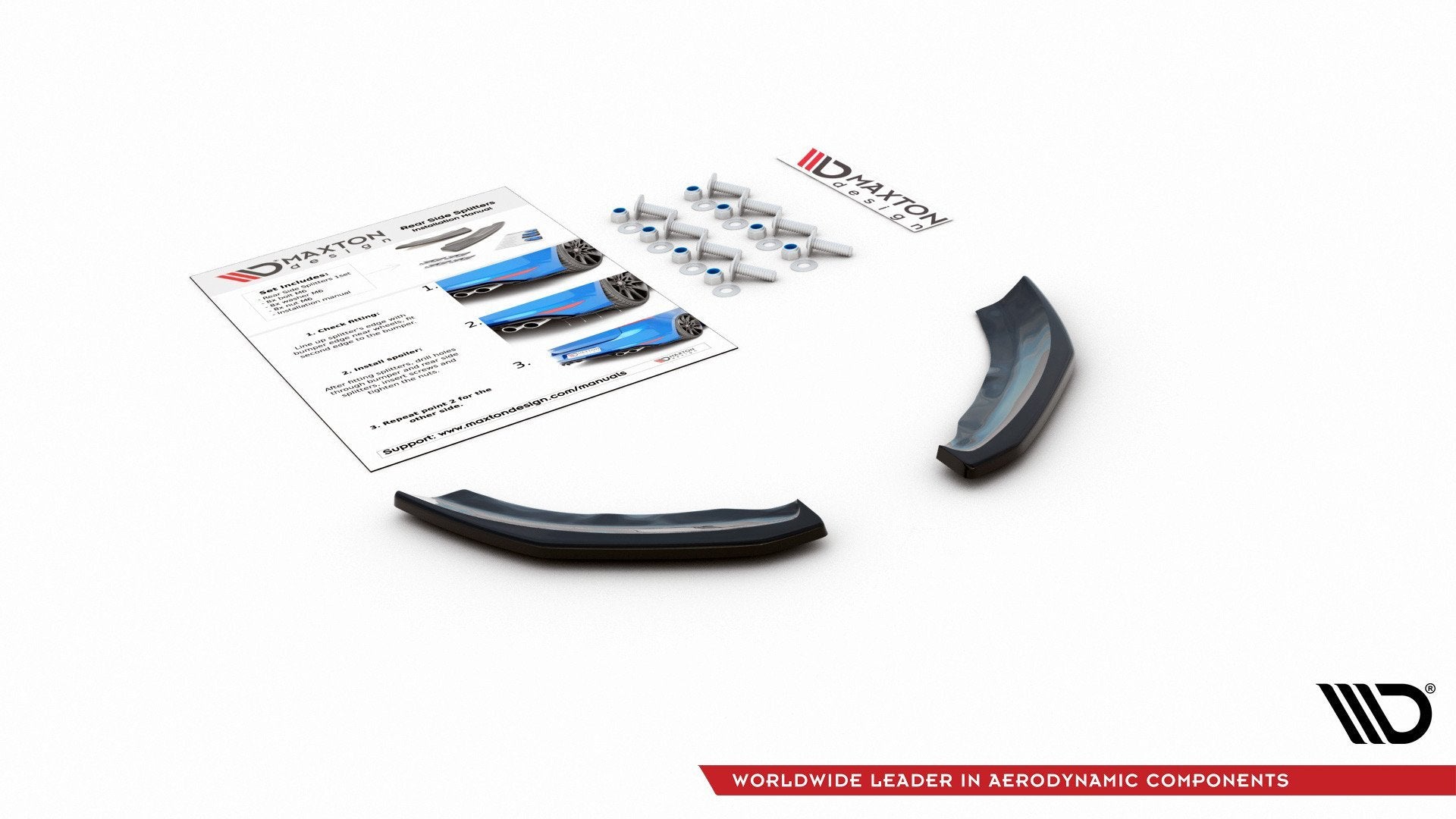 Maxton Design Splitters laterales traseros para Volkswagen Polo GTI Mk6 - imagen 10