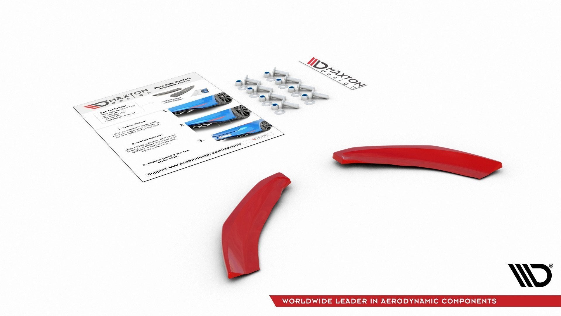 Maxton Design Splitters laterales traseros para Volkswagen Polo GTI Mk6 - imagen 5