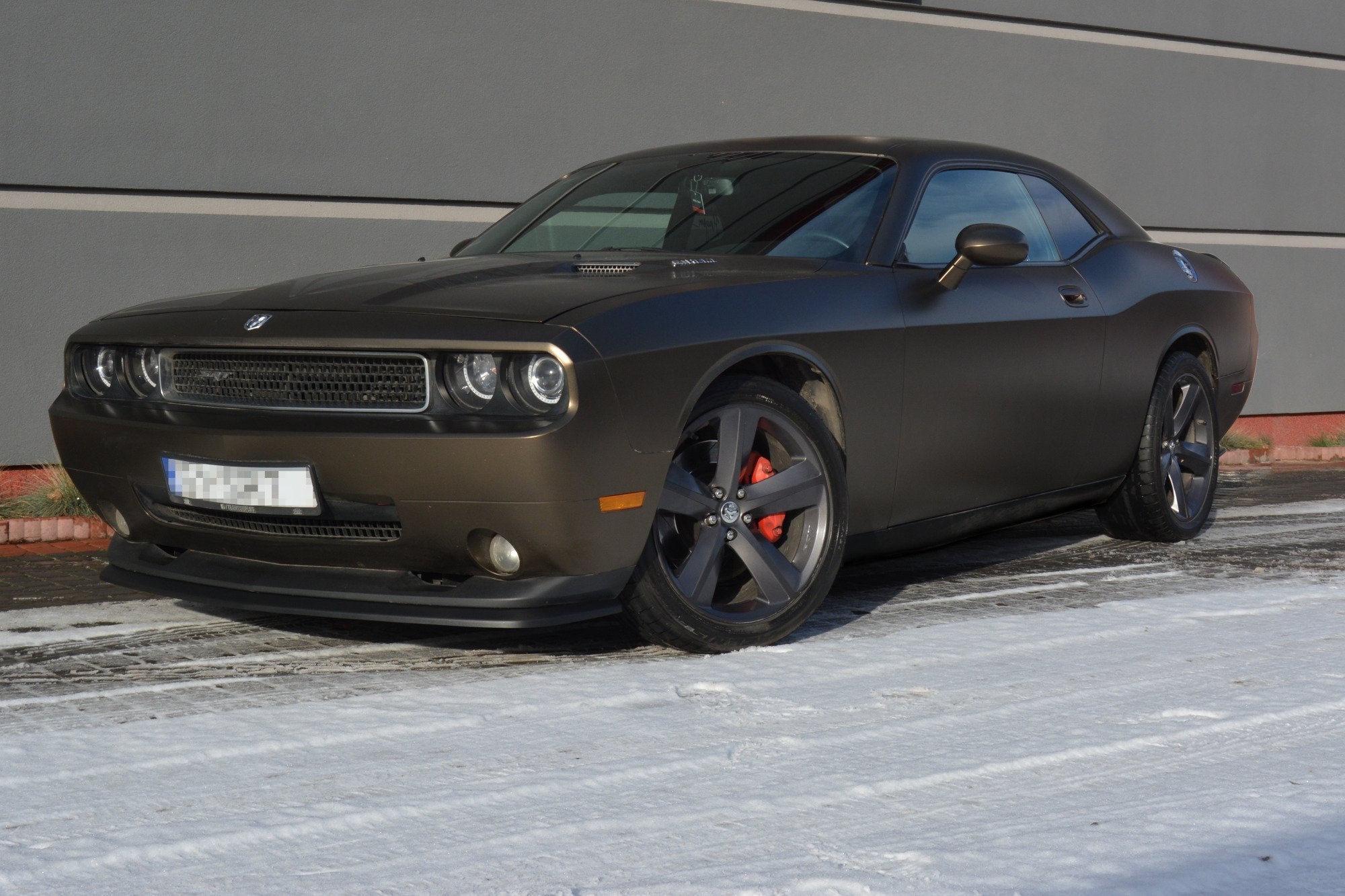 Maxton Design Splitter delantero para Dodge Challenger Mk3. PHASE-I SRT8 Coupe - imagen 2