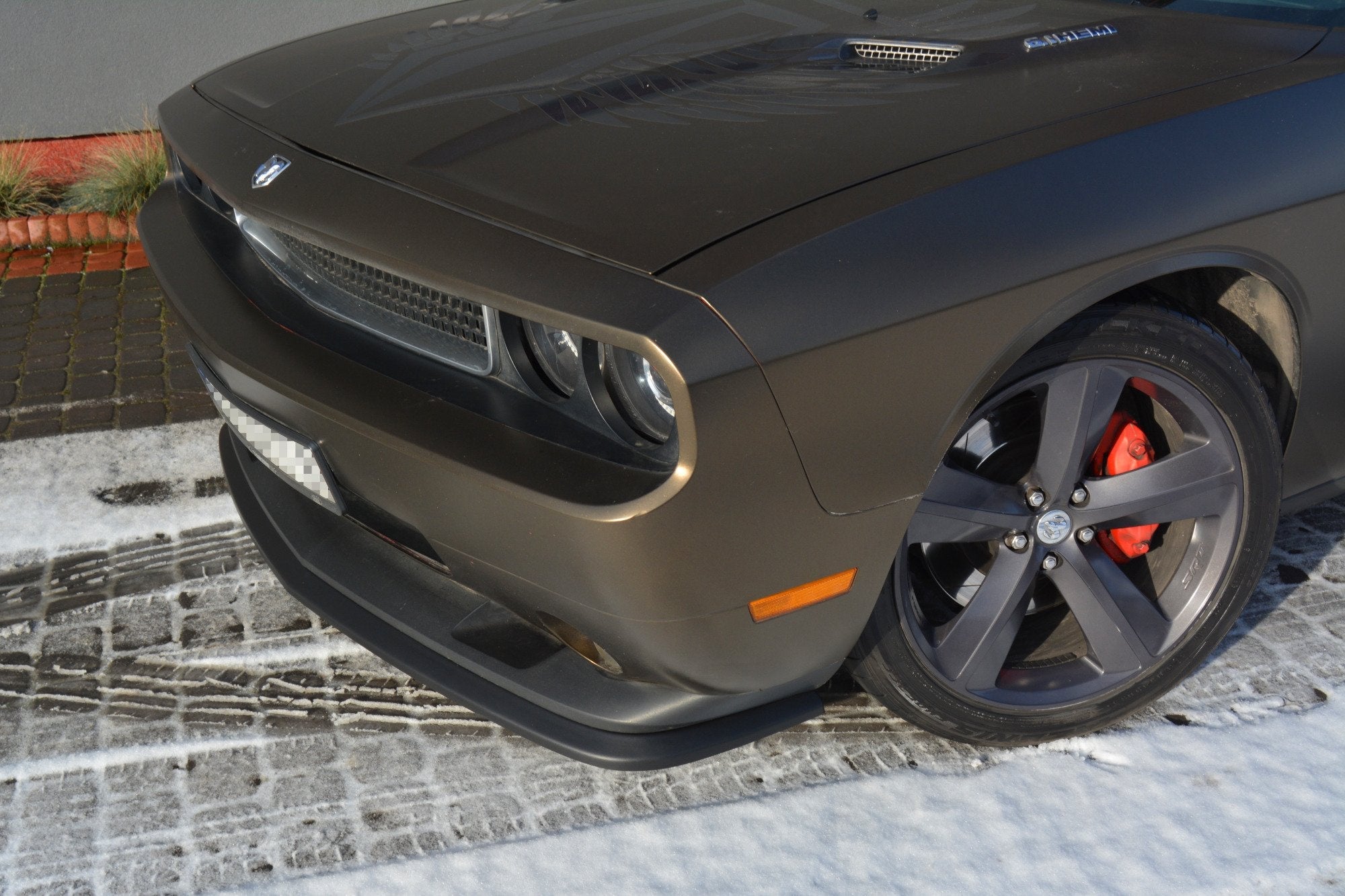 Maxton Design Splitter delantero para Dodge Challenger Mk3. PHASE-I SRT8 Coupe - imagen 3