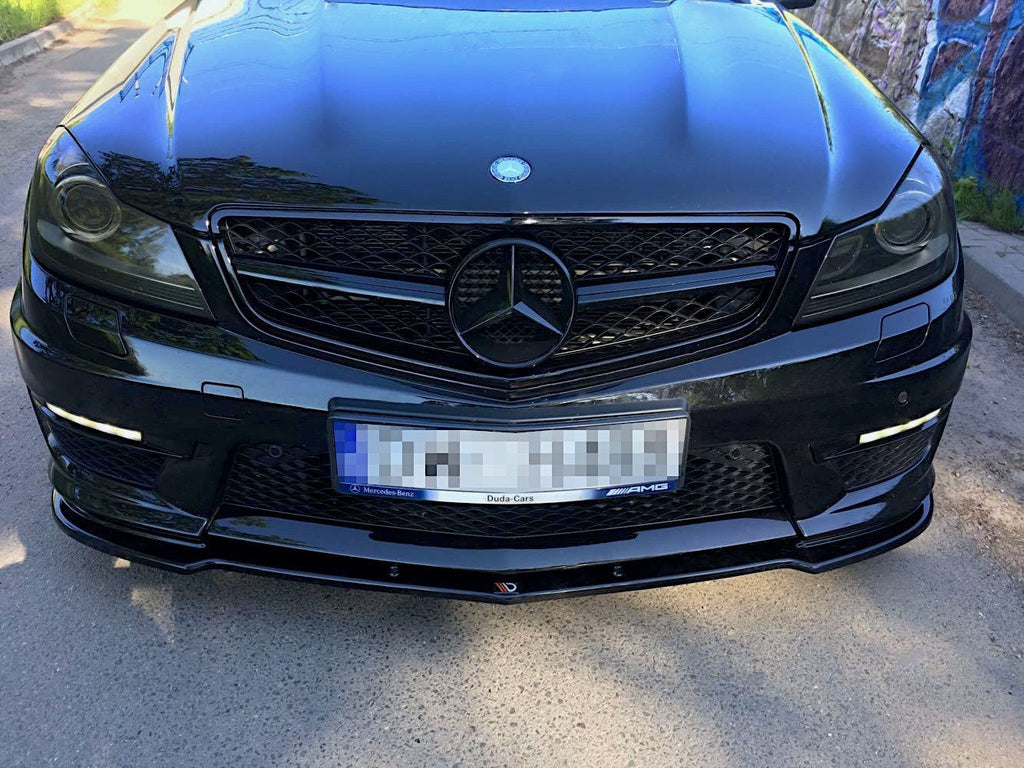 Maxton Design Splitter delantero para Mercedes-Benz C63 AMG Sedan / Estate W204 Facelift / S204 Facelift - imagen 1