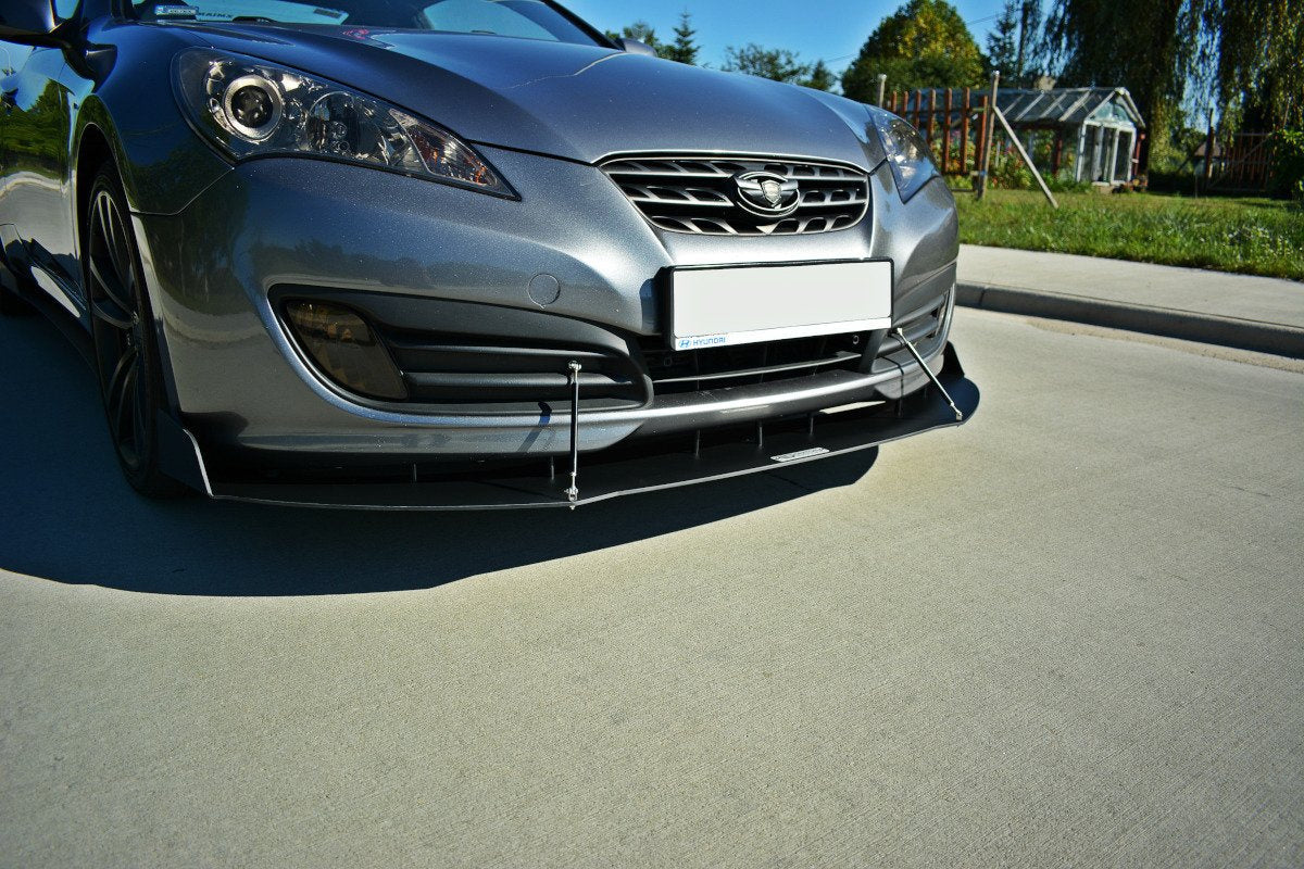 Maxton Design Front Racing Splitter para Hyundai Genesis Coupé Mk1 - imagen 1