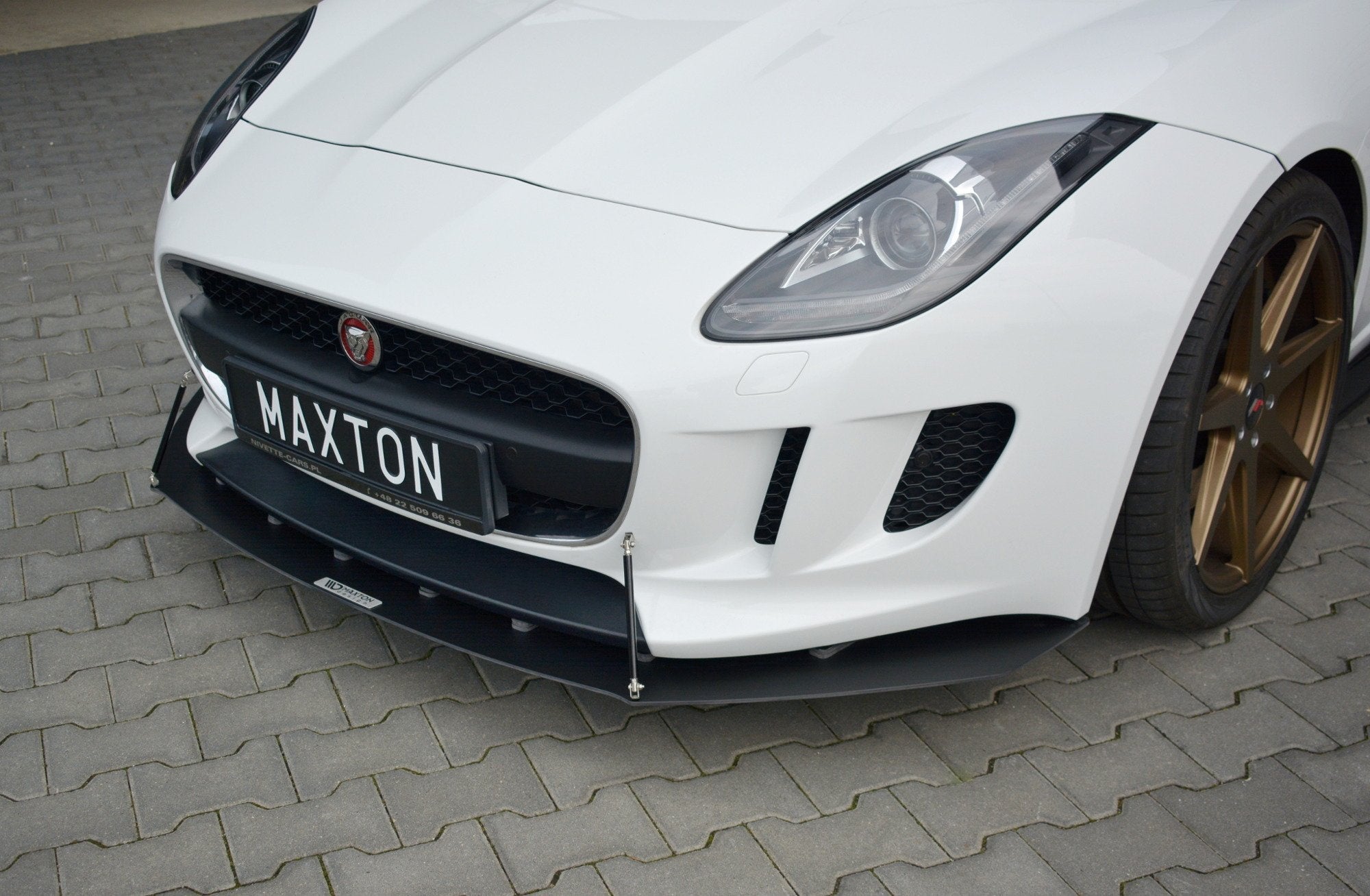 Maxton Design Front Racing Splitter para Jaguar F-TYPE X152 - imagen 5
