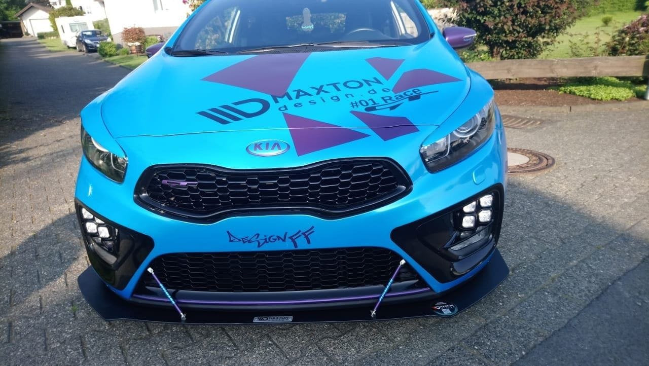 Maxton Design Front Racing Splitter para Kia CEE'D / PRO CEE'D GT Mk2 - imagen 2