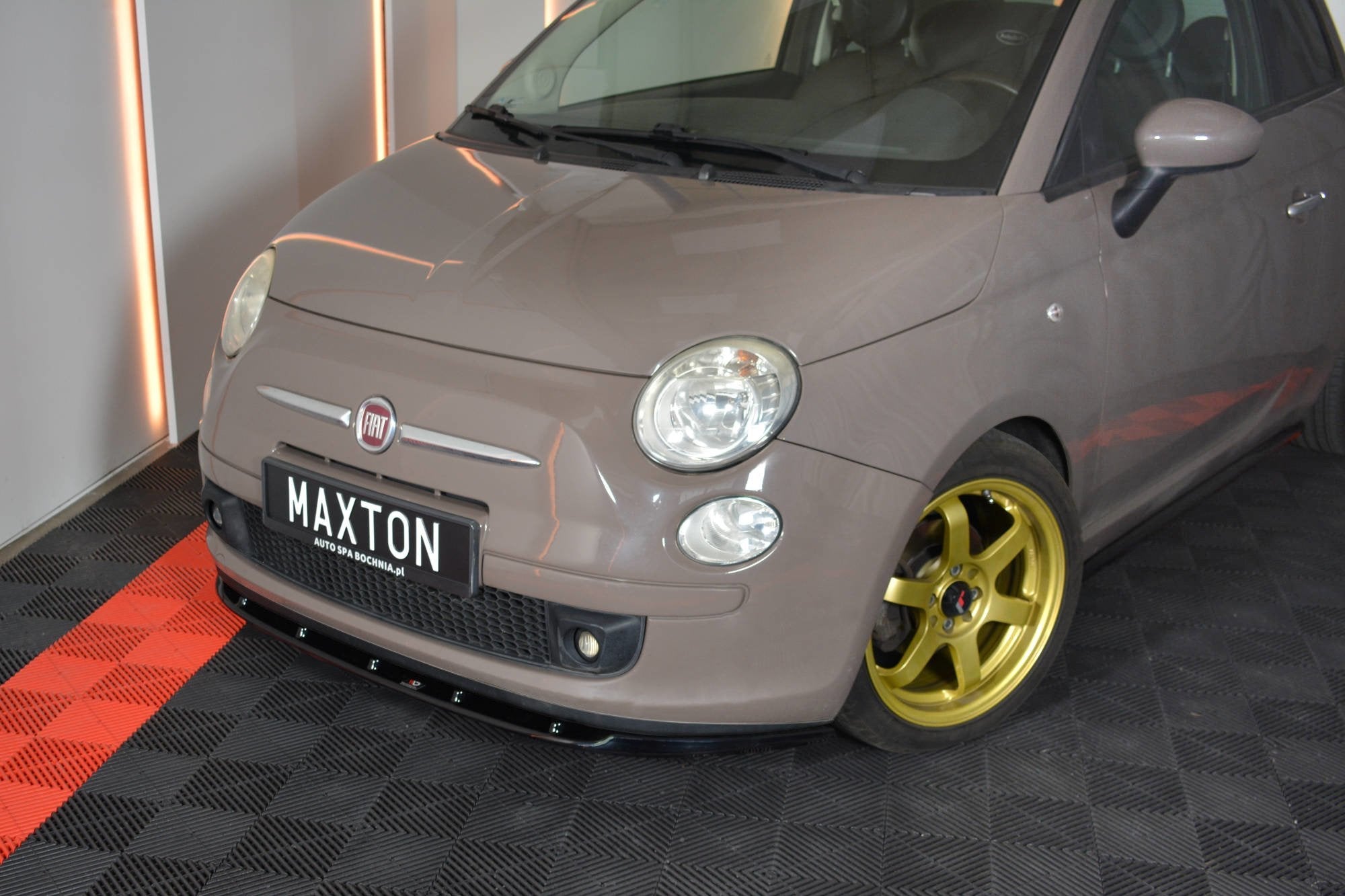 Maxton Design Splitter delantero V.1 para Fiat 500 Hatchback - imagen 3