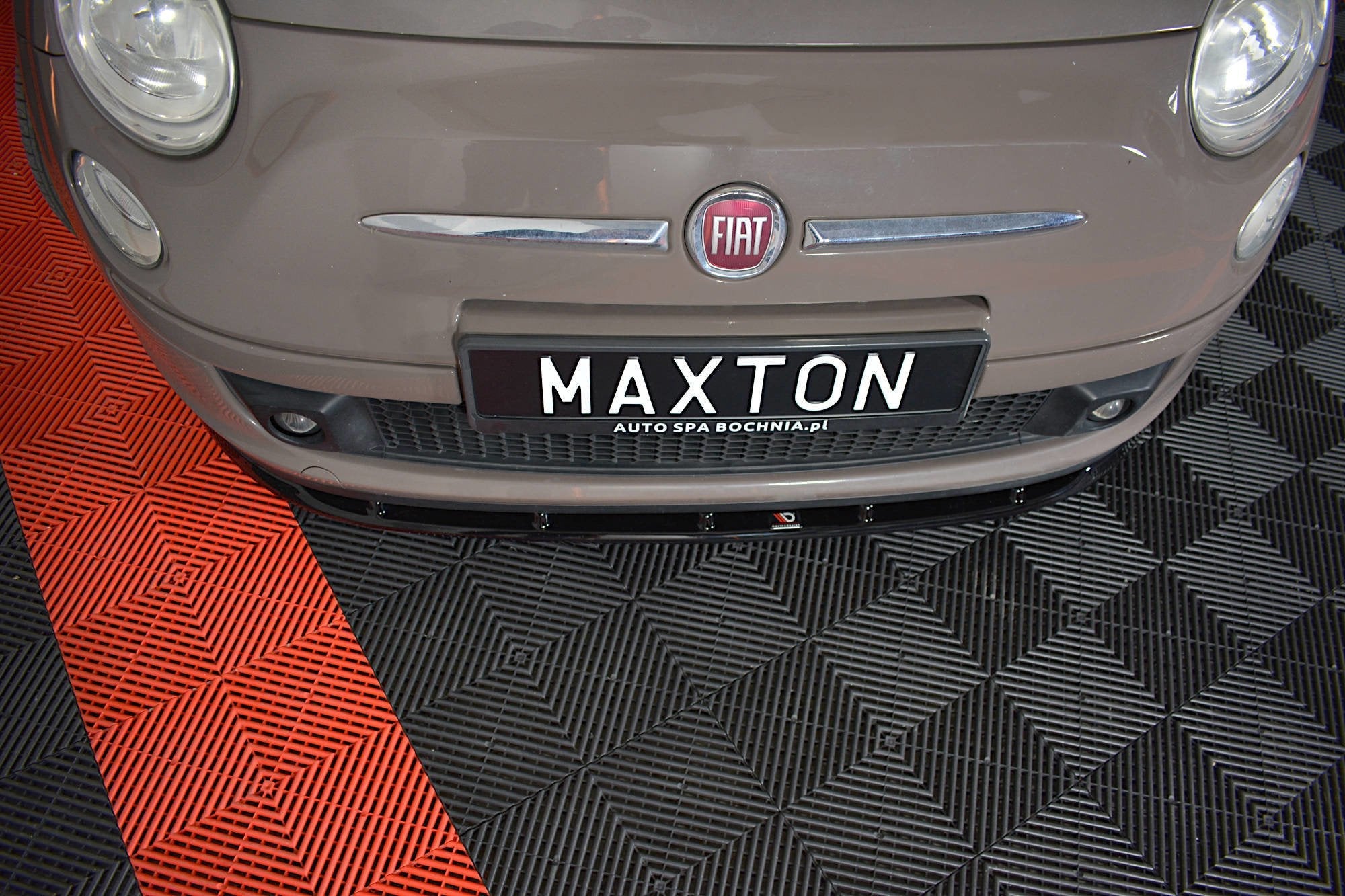 Maxton Design Splitter delantero V.1 para Fiat 500 Hatchback - imagen 2