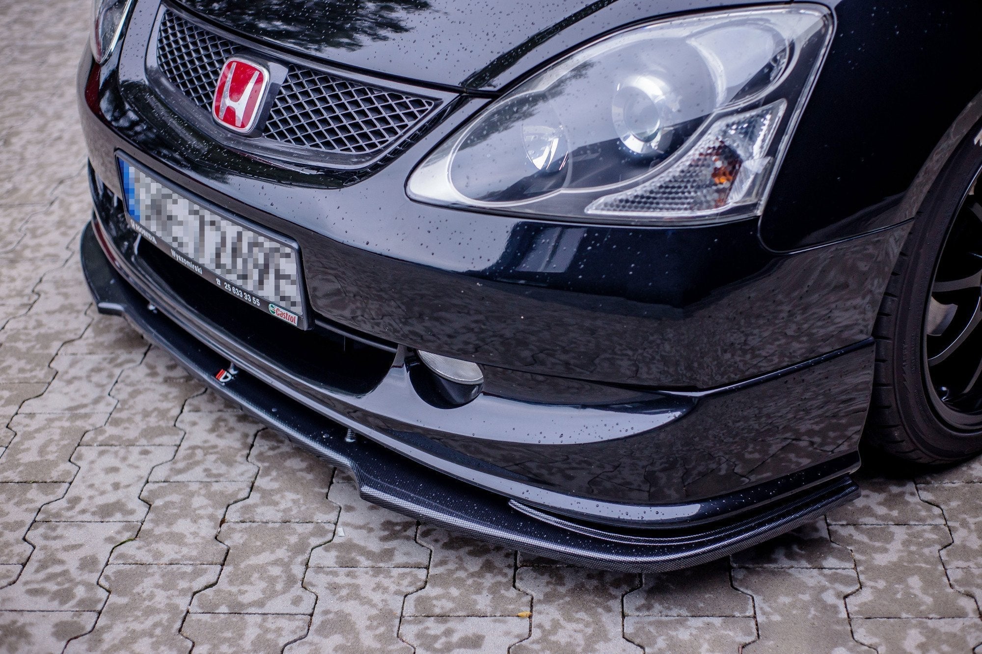 Maxton Design Splitter delantero V.1 para Honda Civic EP3 (Mk7) TYPE-R/S Facelift - imagen 2