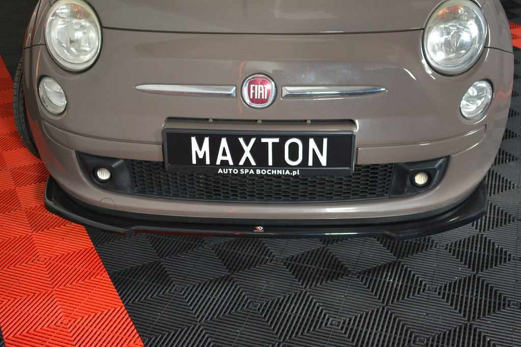 Maxton Design Splitter delantero V.2 para Fiat 500 Hatchback - imagen 2