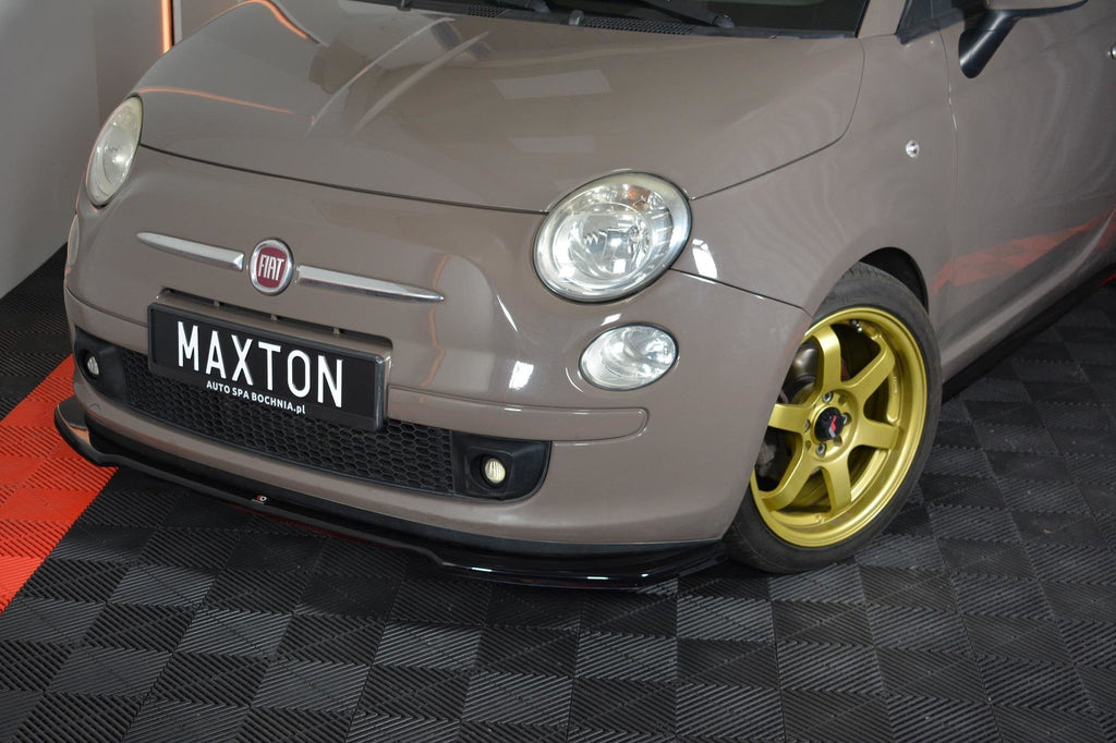 Maxton Design Splitter delantero V.2 para Fiat 500 Hatchback - imagen 1