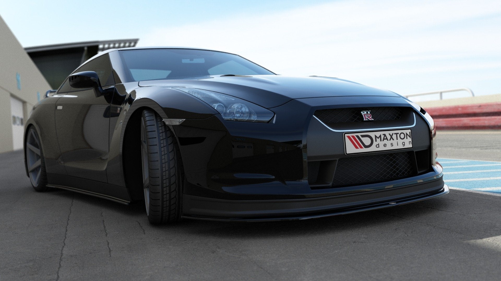 Maxton Design Splitter delantero V.2 para Nissan GT-R Coupe (R35-SERIES) - imagen 3