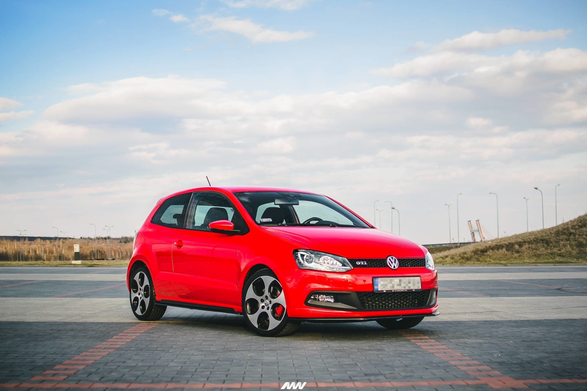 Maxton Design Splitter delantero V.2 para Volkswagen Polo GTI Mk5 - imagen 3
