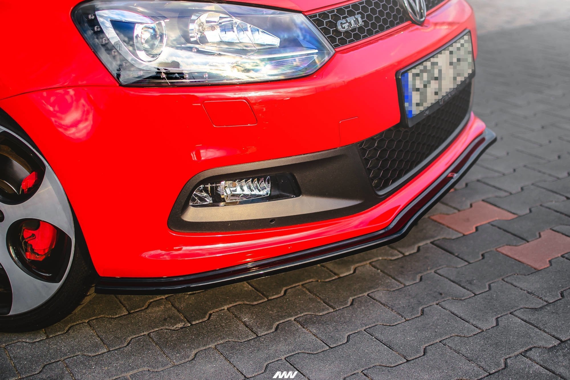 Maxton Design Splitter delantero V.2 para Volkswagen Polo GTI Mk5 - imagen 1