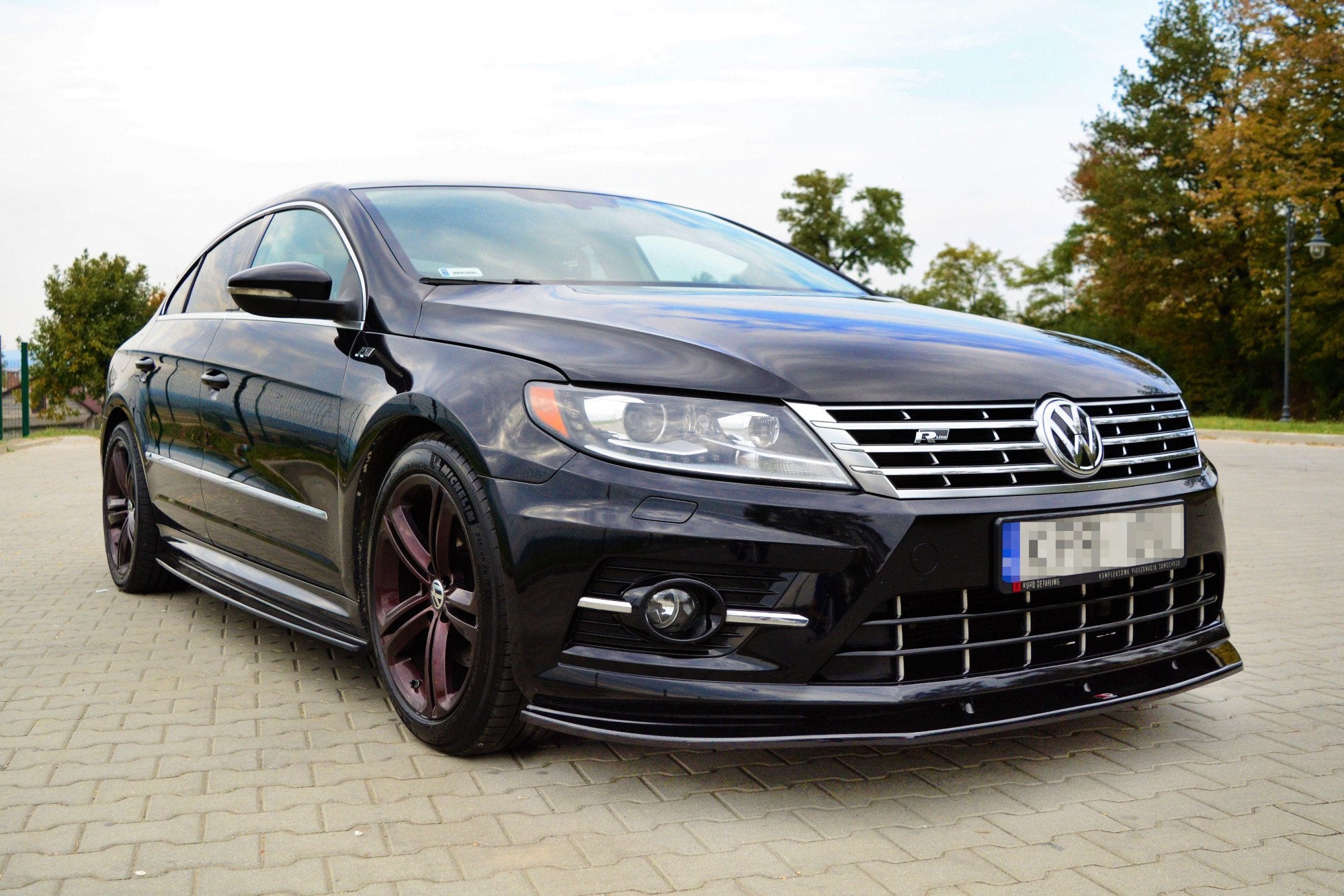 Maxton Design Splitter delantero para Volkswagen CC R-LINE - imagen 3