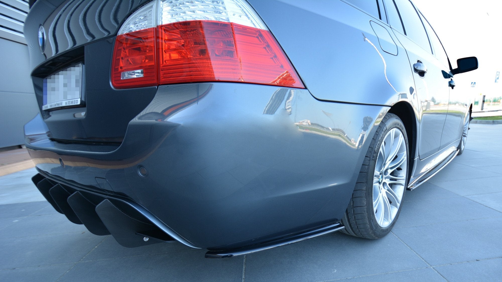 Maxton Design Splitters laterales traseros para BMW 5 E60/E61 M-PACK - imagen 1