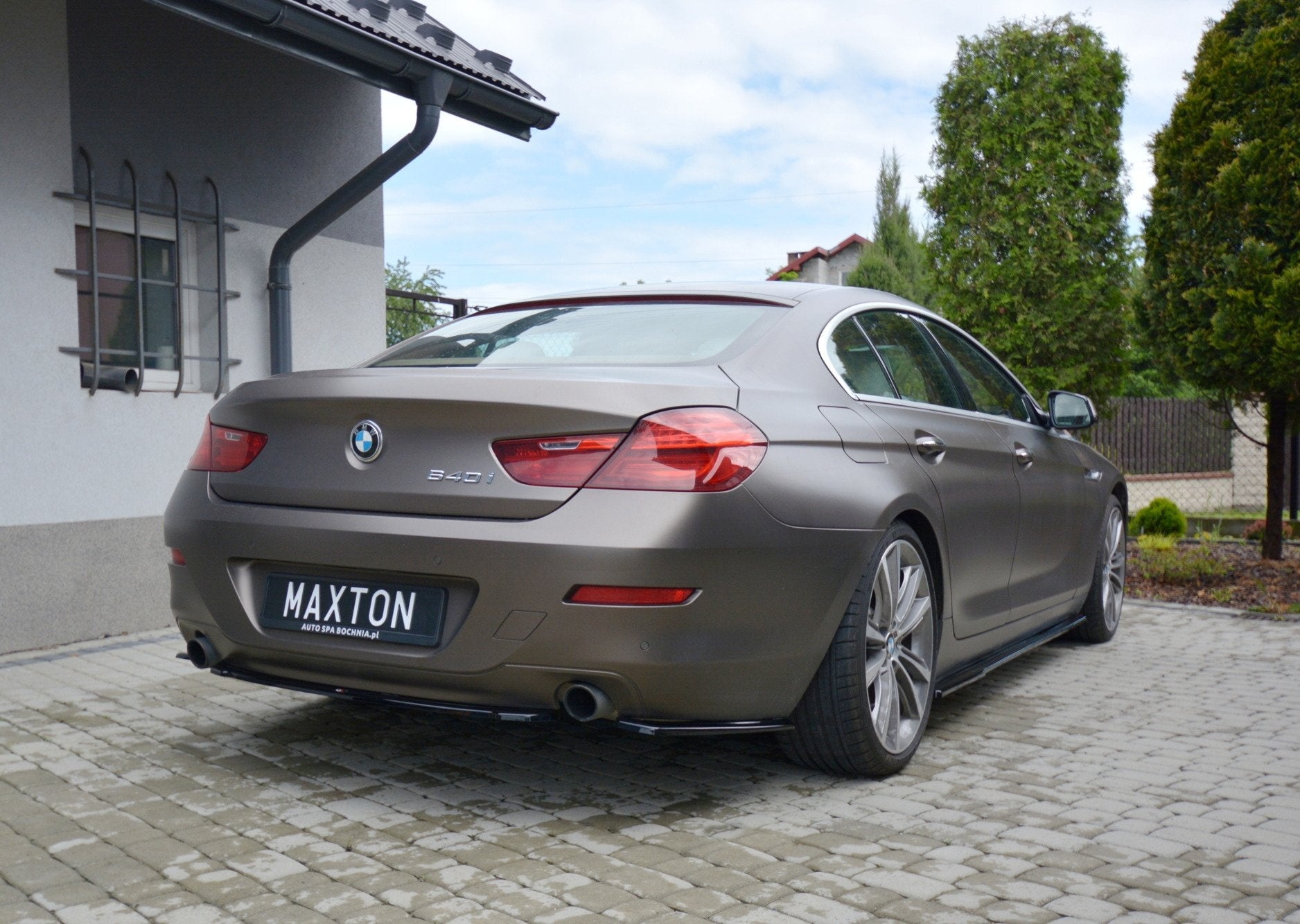 Maxton Design Splitters laterales traseros para BMW 6 Gran Coupé - imagen 2