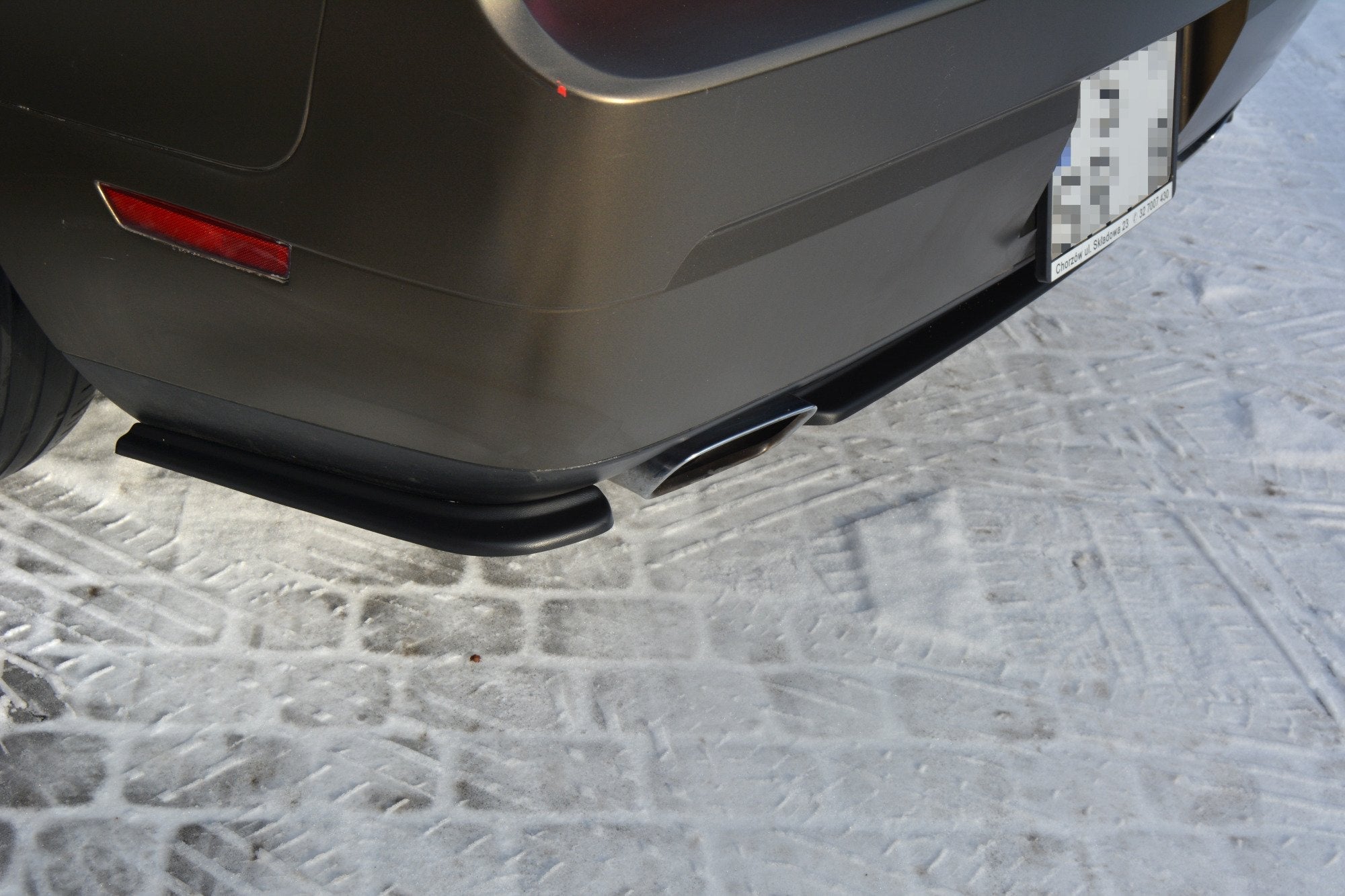 Maxton Design Splitters laterales traseros para Dodge Challenger Mk3. PHASE-I SRT8 Coupe - imagen 1