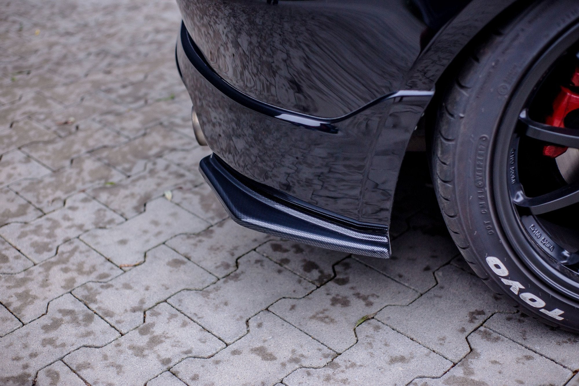 Maxton Design Splitters laterales traseros para Honda Civic EP3 (Mk7) TYPE-R/S Facelift - imagen 1