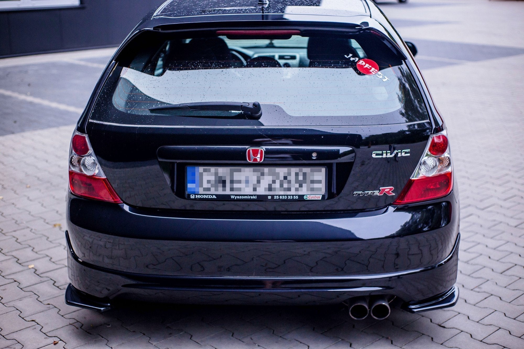 Maxton Design Splitters laterales traseros para Honda Civic EP3 (Mk7) TYPE-R/S Facelift - imagen 3