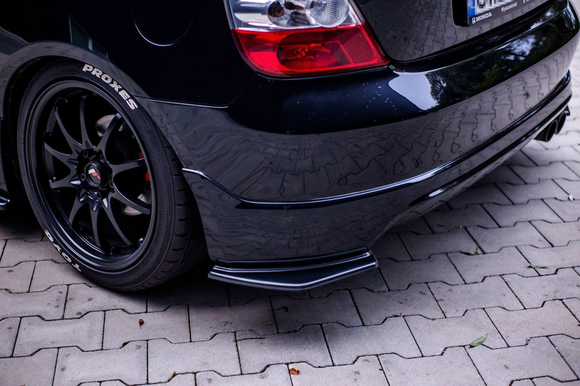 Maxton Design Splitters laterales traseros para Honda Civic EP3 (Mk7) TYPE-R/S Facelift - imagen 4