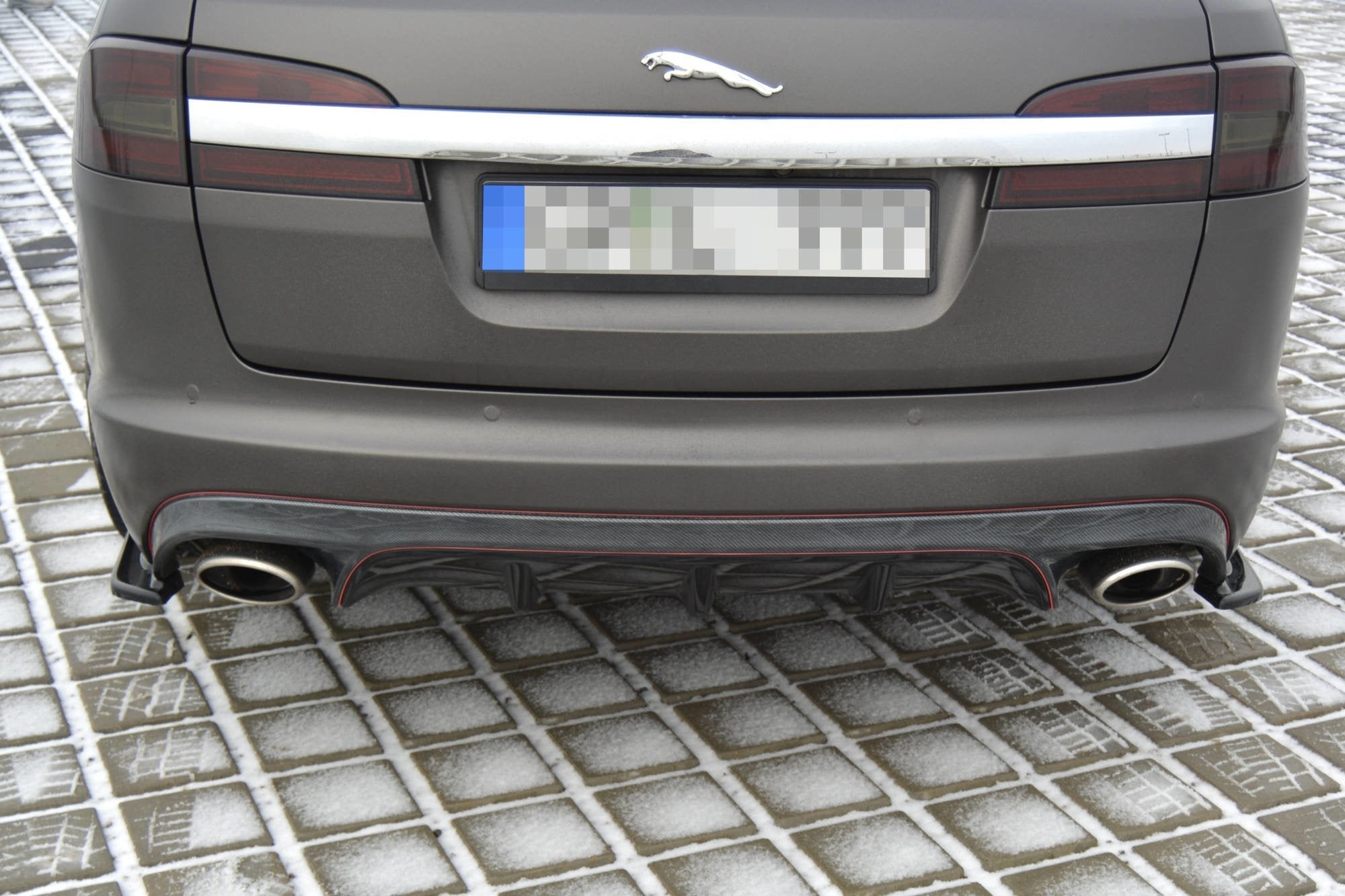 Maxton Design Splitters laterales traseros para Jaguar XF (X250) Mk1 Sportbrake S-PACK - imagen 2