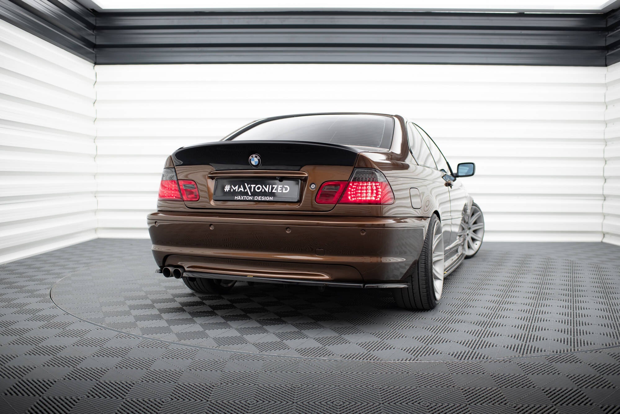 Maxton Design Rear Spoiler / Lid Extension para BMW 3 E46 Coupe M3 CSL LOOK (FOR PAINTING) - imagen 4