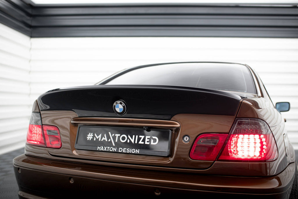 Maxton Design Rear Spoiler / Lid Extension para BMW 3 E46 Coupe M3 CSL LOOK (FOR PAINTING) - imagen 1