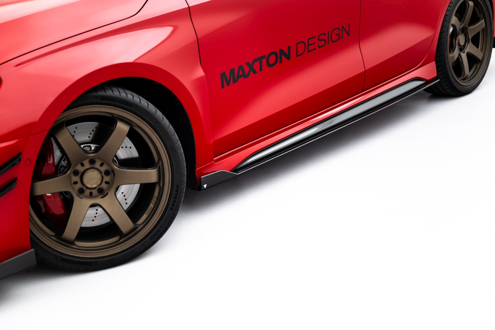Maxton Design Set Of Prepreg Carbon Fiber Side Skirts para Audi RS3 Sedan 8Y Facelift - imagen 12