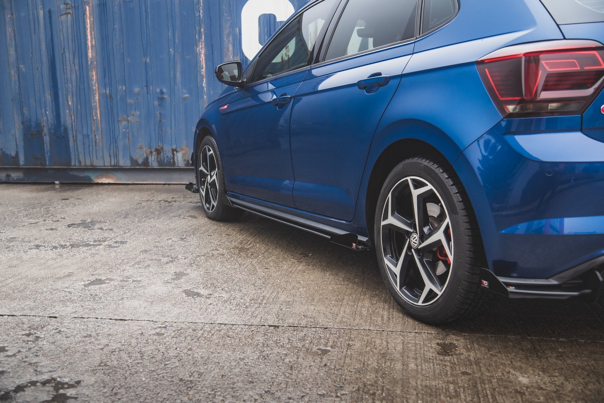 Maxton Design Side Flaps para Volkswagen Polo GTI Mk6 - imagen 3