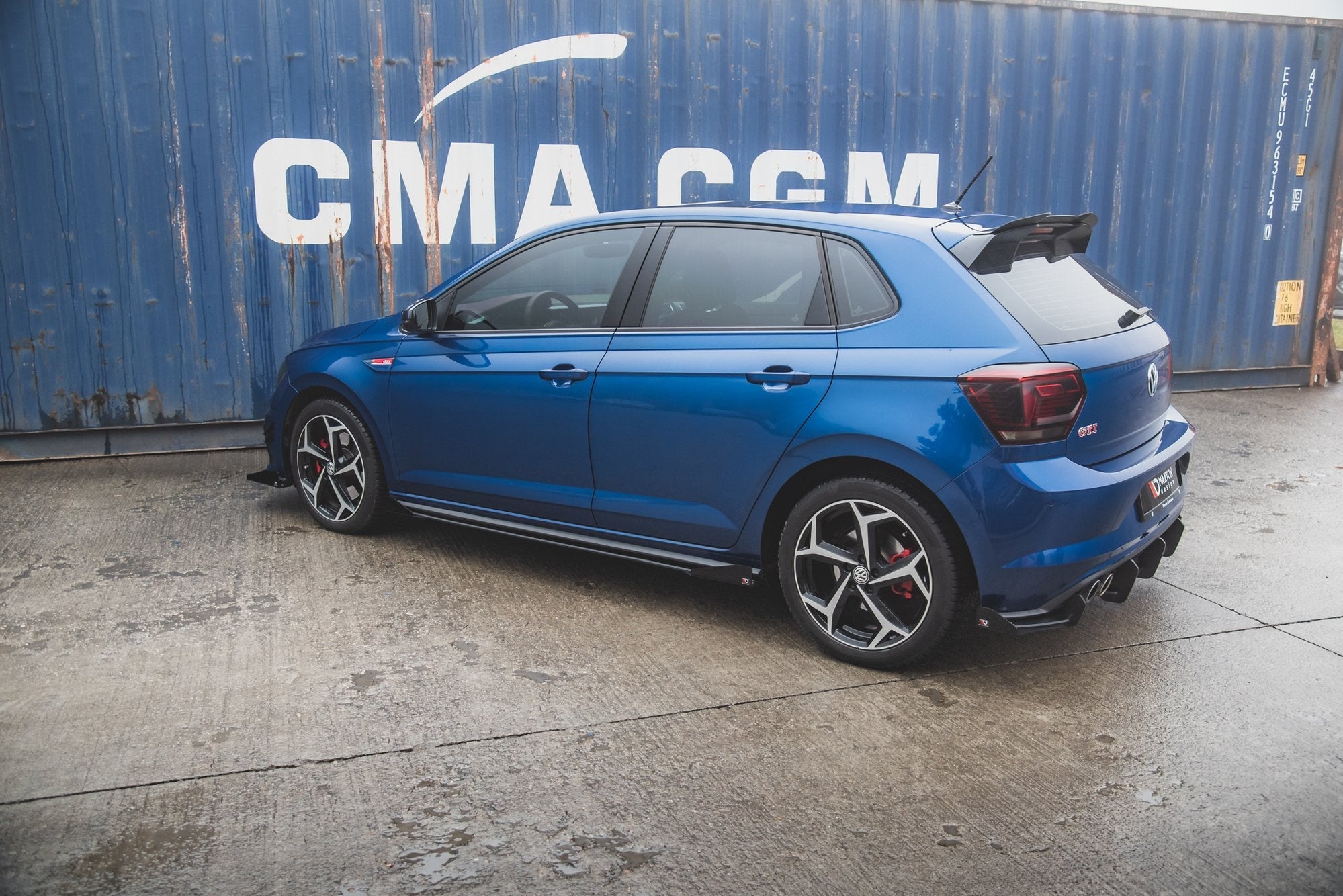 Maxton Design Side Flaps para Volkswagen Polo GTI Mk6 - imagen 4