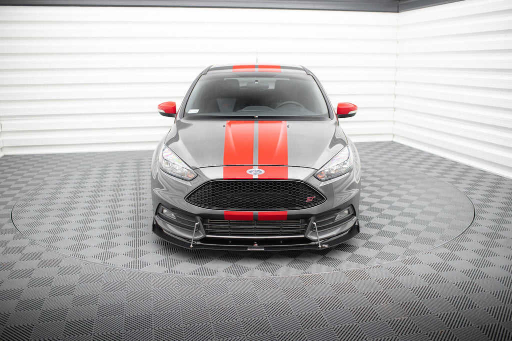 Maxton Design Hybrid Front Splitter V.2 para Ford Focus ST Mk3 Facelift - imagen 2