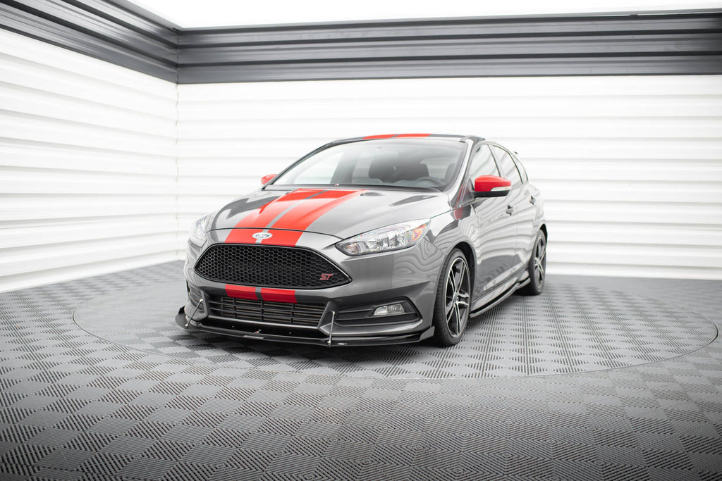 Maxton Design Hybrid Front Splitter V.2 para Ford Focus ST Mk3 Facelift - imagen 1