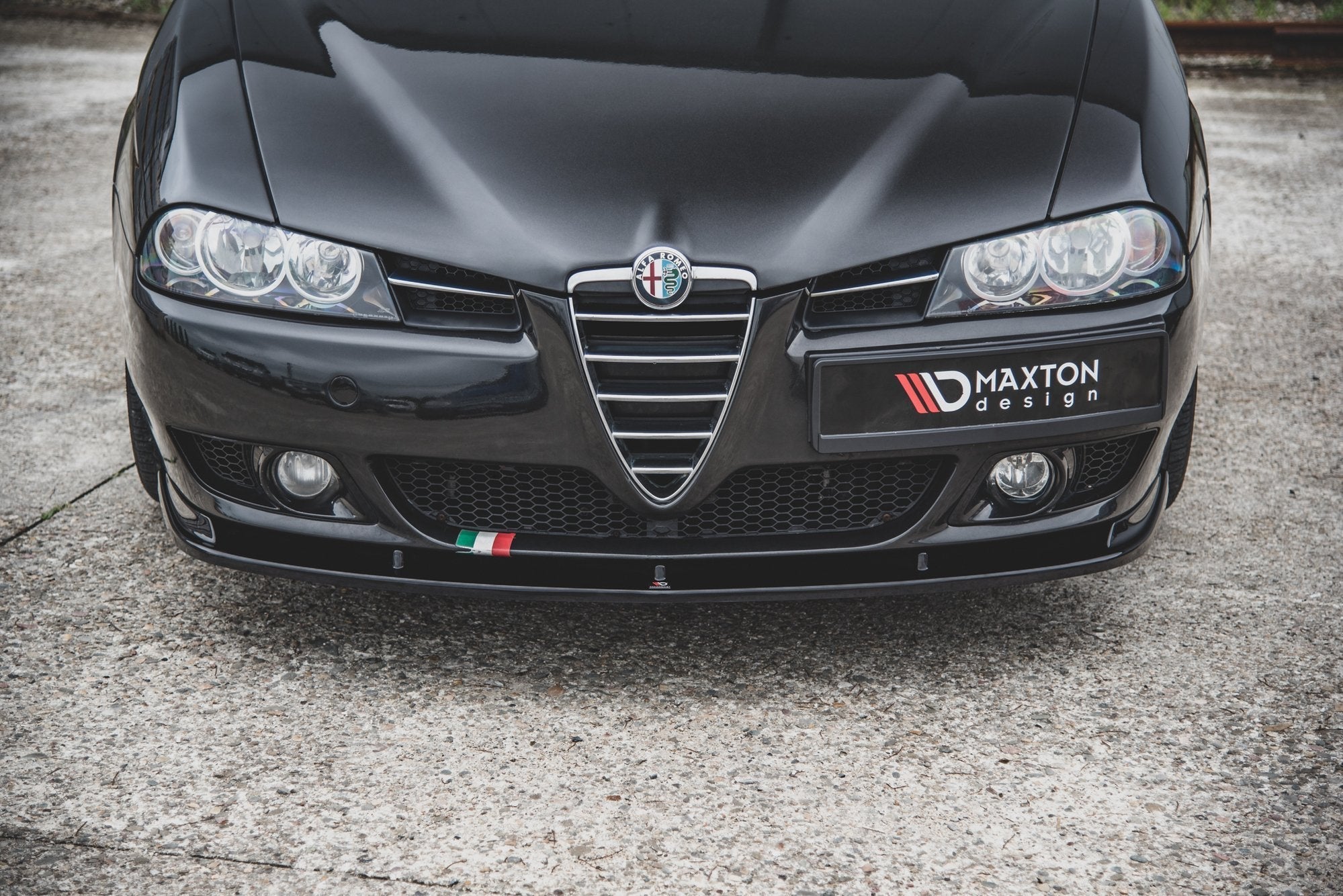 Maxton Design Splitter delantero para Alfa Romeo 156 Facelift - imagen 2