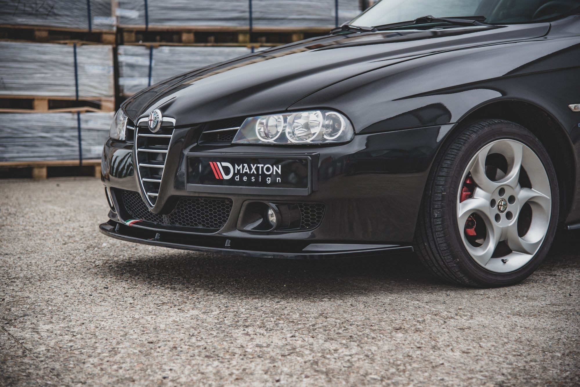 Maxton Design Splitter delantero para Alfa Romeo 156 Facelift - imagen 4