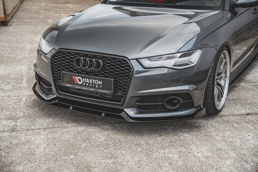 Maxton Design Splitter delantero para Audi A6 / A6 C7 S-line/ S6 C7 Facelift - imagen 1