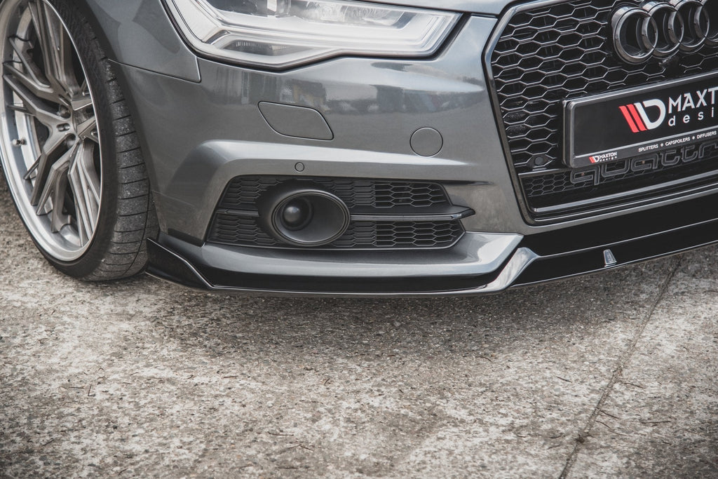 Maxton Design Splitter delantero para Audi A6 / A6 C7 S-line/ S6 C7 Facelift - imagen 4