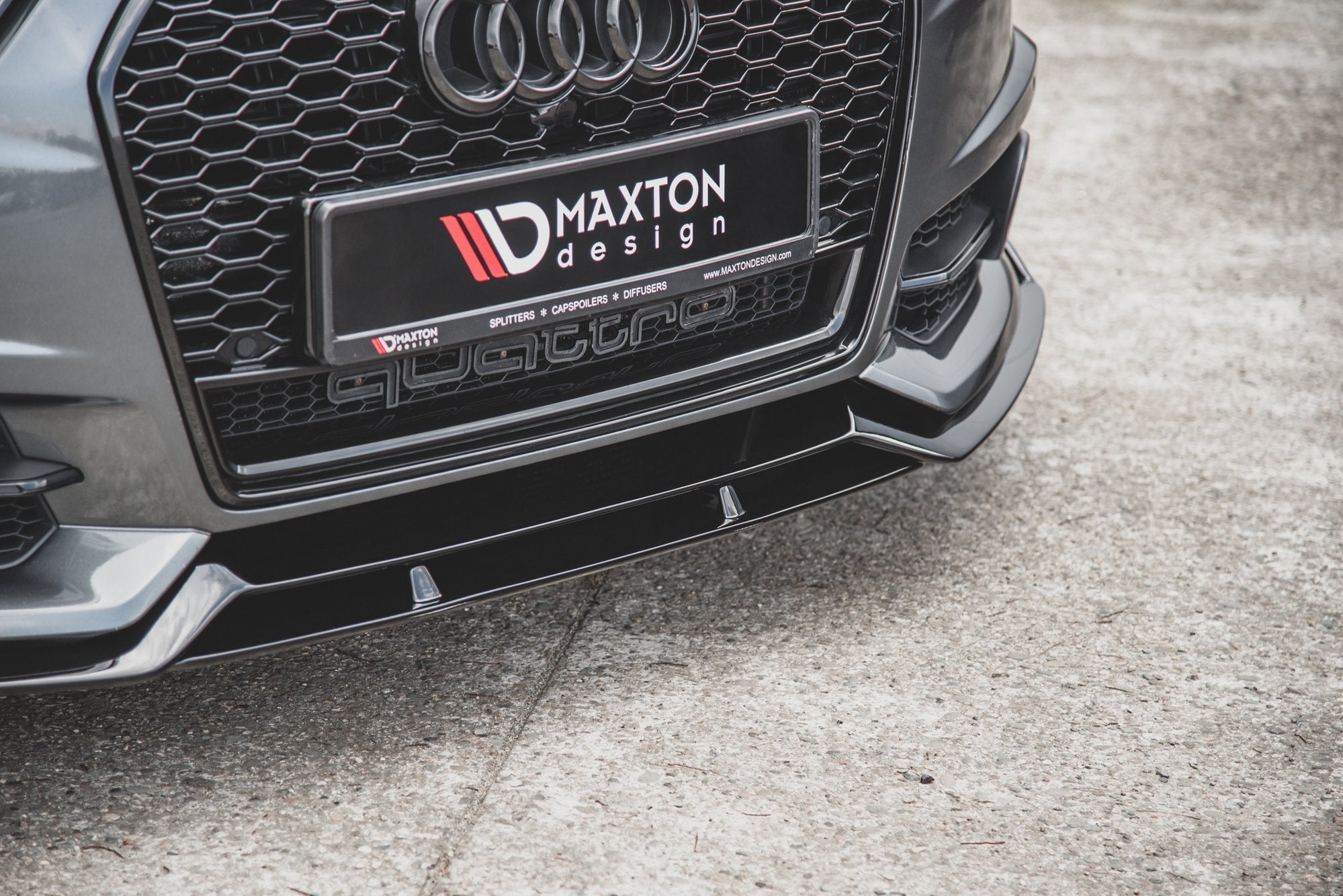 Maxton Design Splitter delantero para Audi A6 / A6 C7 S-line/ S6 C7 Facelift - imagen 5