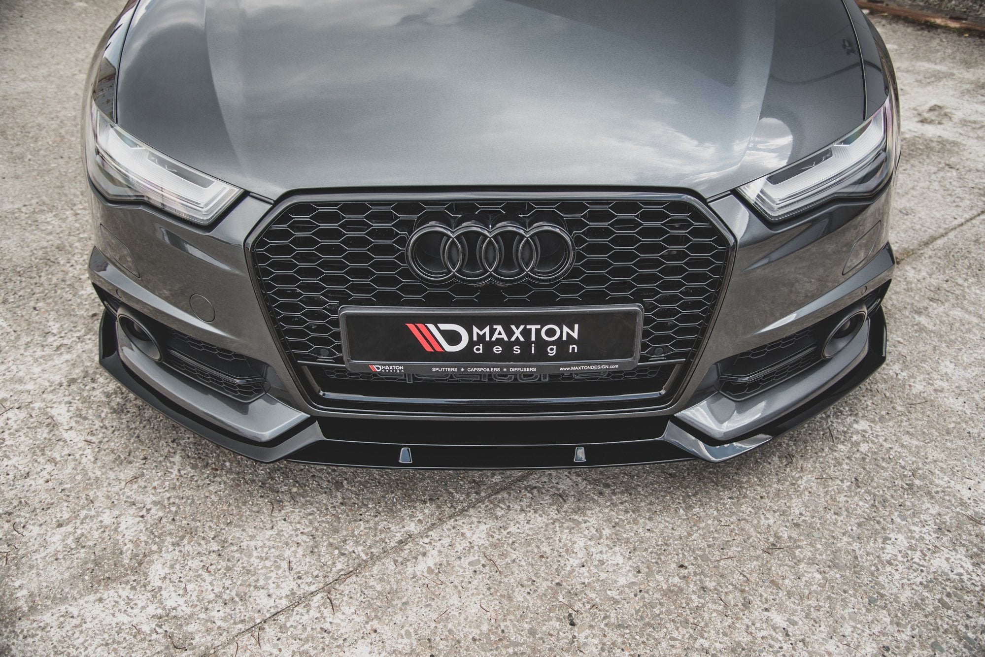 Maxton Design Splitter delantero para Audi A6 / A6 C7 S-line/ S6 C7 Facelift - imagen 6