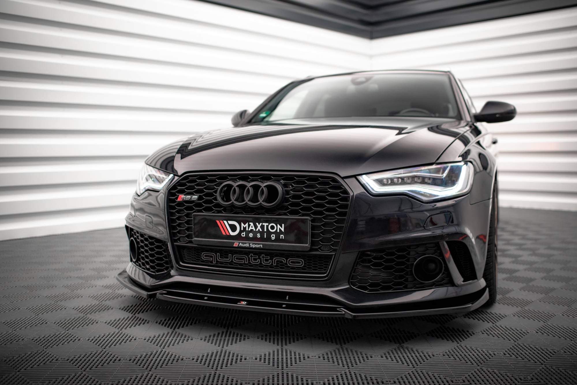 Maxton Design Splitter delantero para Audi A6 RS6 LOOK C7 - imagen 1