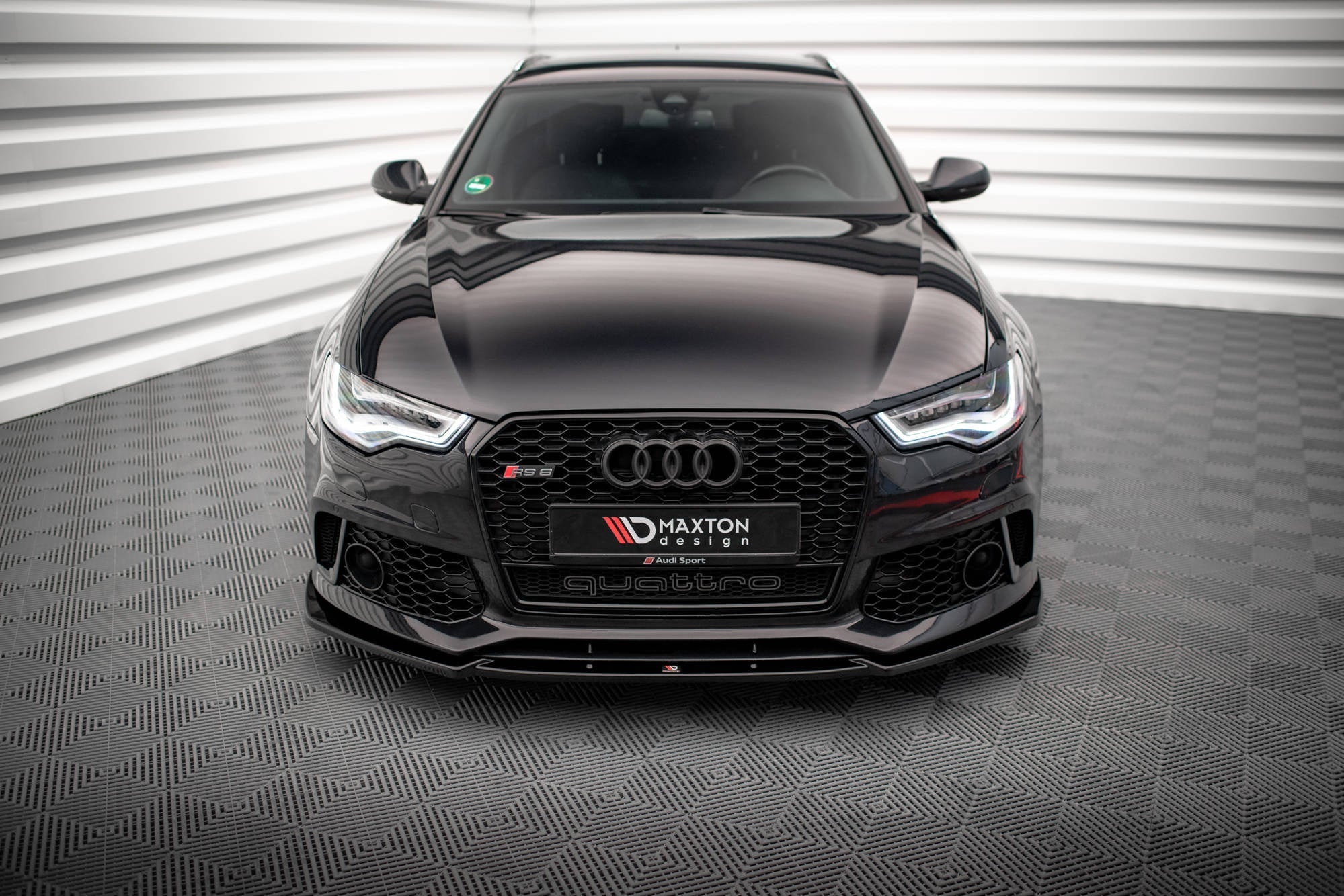 Maxton Design Splitter delantero para Audi A6 RS6 LOOK C7 - imagen 2