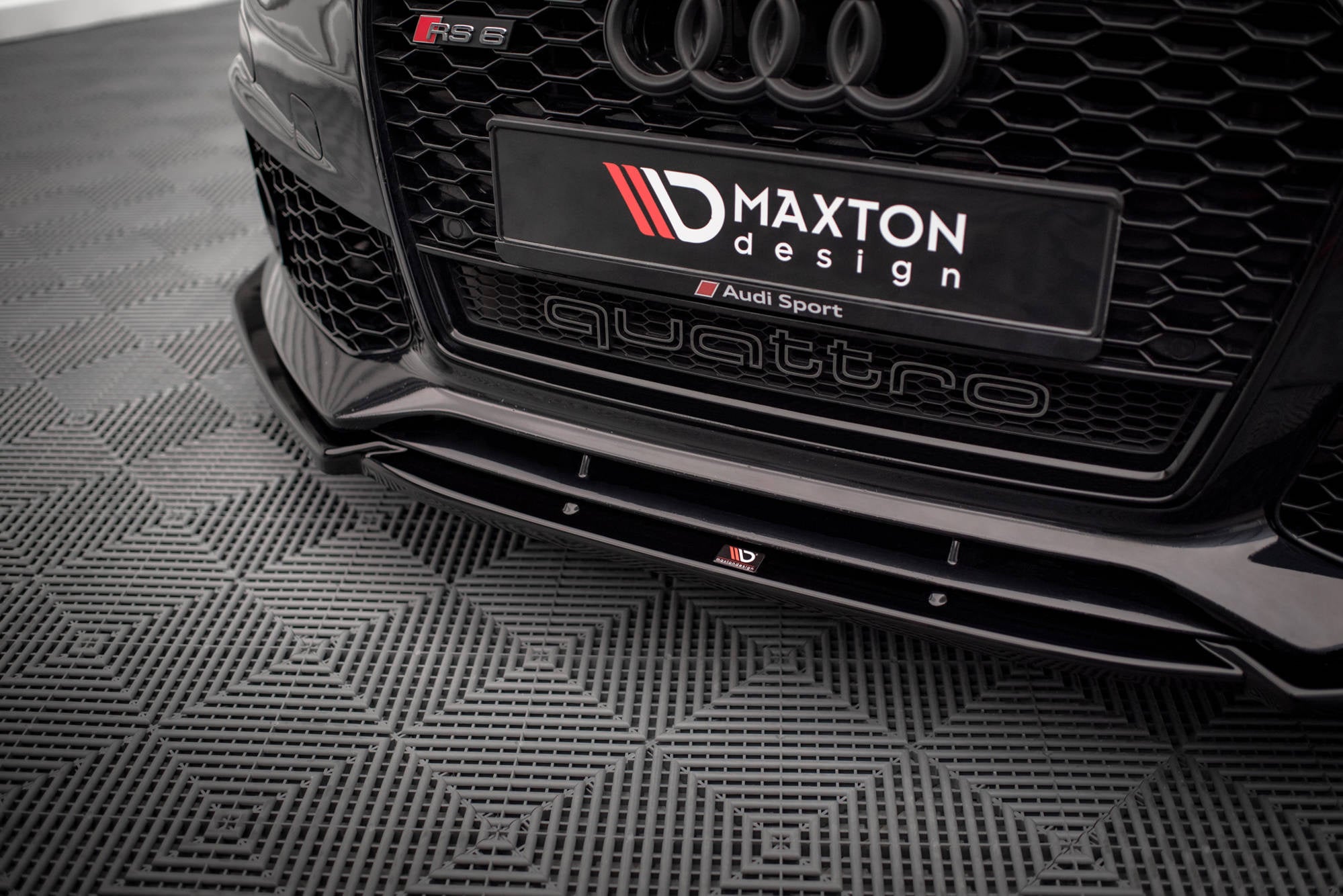 Maxton Design Splitter delantero para Audi A6 RS6 LOOK C7 - imagen 3